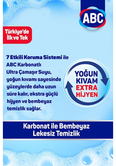 ABC Karbonatlı Ultra Çamaşır Suyu 3250 ML