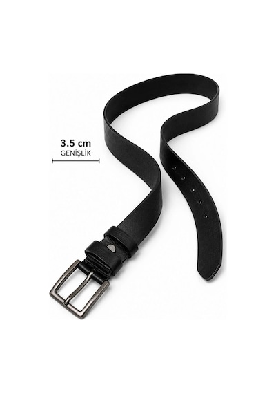 Novalisse Erkek Hakiki Deri 3.5 Cm Klasik Kemer Metal Tokalı Günlük Ve Klasik Kullanım Çoklu Renk