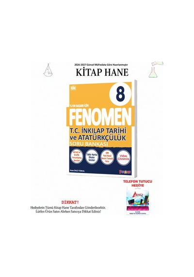 Fenomen 8. Sınıf T.c. İnkılap Tarihi Soru Bankası
