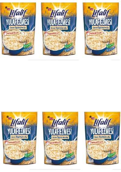 Lifalif Ince Öğütülmüş Yulaf Ezmesi 350 G X 6 Adet