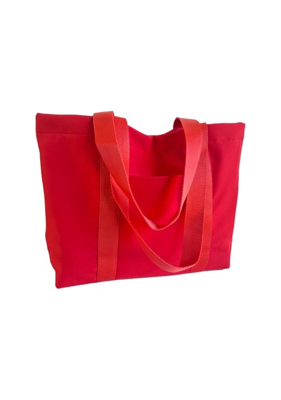 Tuttobene Trendy Tote Omuz Çantası Çıtçıtlı Çok Gözlü Günlük Kullanım Tb023 Kırmızı