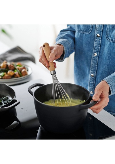 Ikea Vardagen Çırpıcı 30 Cm Krom - Kahverengi 1 Parça Çok Renkli