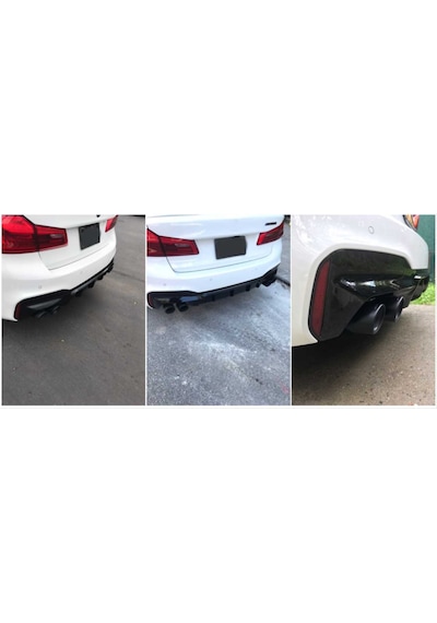 Bmw 5 Serisi G30 M5 Competıtıon Difüzör 2018 2023 Parlak Siyah