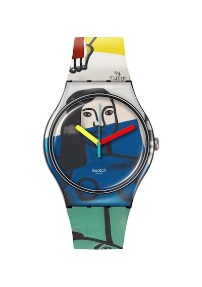 Suoz363 Swatch Leger's Two Women Holding Flowers Unisex Kol Saati Çok Renkli