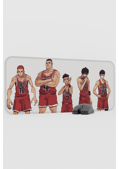 Slam Dunk Anime V4 - 70x30 Xl Gaming Kauçuk Kaymaz Taban Mouse Pad Fare Altlığı