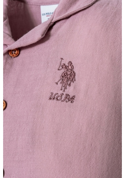 U.s. Polo Assn. Kız Bebek Mor Takım Pembe