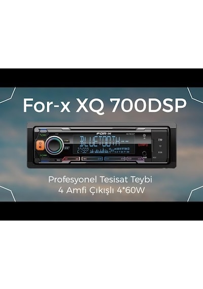 For-x 700dsp-işlemci-7renk-bt-usb-mp3-harici Mikrofonlu-prof Teyp