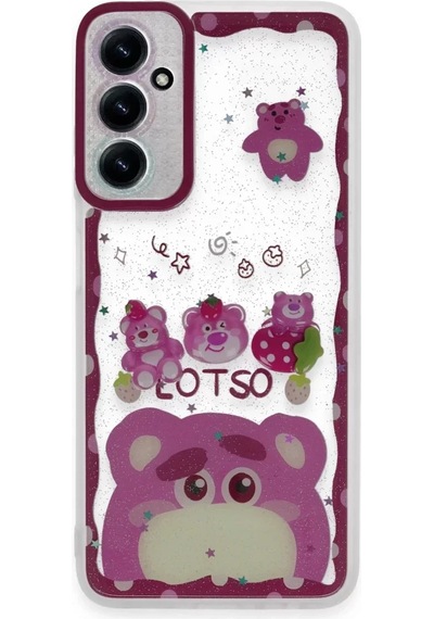 Newface  Samsung  Uyumlu Galaxy A15 4g Kılıf Sweet Desenli Silikon Kapak - Pembe