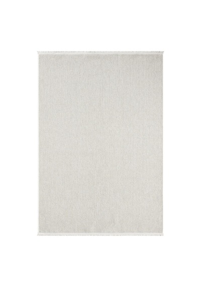 Krem Beyaz Kalın Dokuma Modern Halı - L664krbo Krem - Beyaz