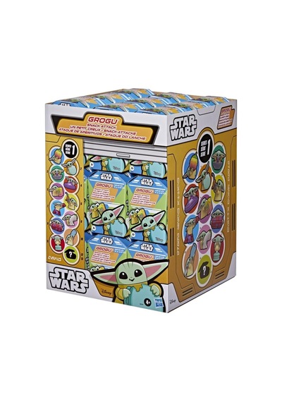Grogu Snack Attack 1.5-ınch Mystery Figure, Mini Food Theme Toys, Series 1, Surprise Toys For Boys & Girls Ages 4+