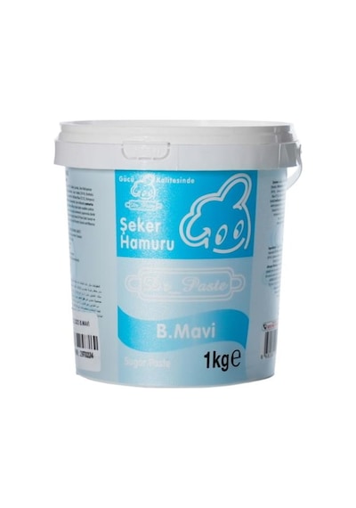 Dr Paste Şeker Hamuru 1 Kg - Bebe Mavi