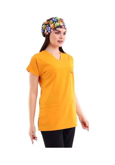 Bflex Soft Yarasa Kol Tek Üst - 6431 Hardal-5852-6431 Hardal