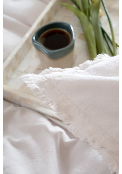 Boho Sade Natural Krem % 100 Pamuk Nevresim Takımı Çift Kişilik 2 540862 Diğer