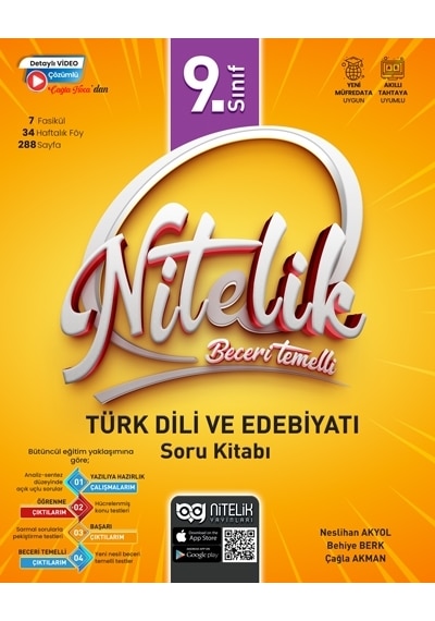 Nitelik 9.sınıf Beceri Temelli Türk Dili Ve Edebiyatı Soru Kitabı