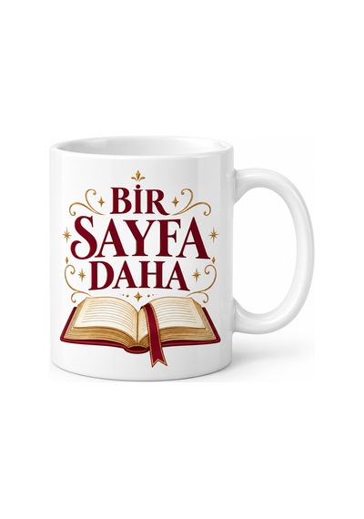 Buradabulabilirsin Bir Sayfa Daha Tasarımlı Porselen Kupa - Model 322 Bbz Çok Renkli