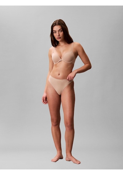 Calvin Klein Thong 3 Pk Kadın Tanga-15787 3eq Shorelıne/ Cedar/ Sparrow