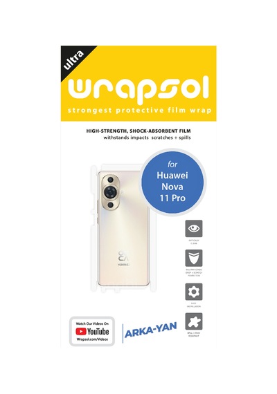 Huawei Nova 11 Pro Arka Ve Yan Kaplama Poliüretan Film