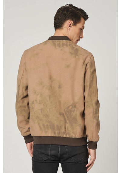 Alexander Gardi Alexandergardı Batik Desenli Kaşe Mont, Bej 20Kb100102 001