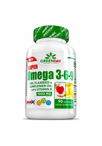 Amix Greenday Super Omega 3 / 3-6-9 / 90 Soft