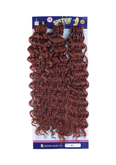 Sister Afro Dalgası Saç - Kızıl Bakır 350