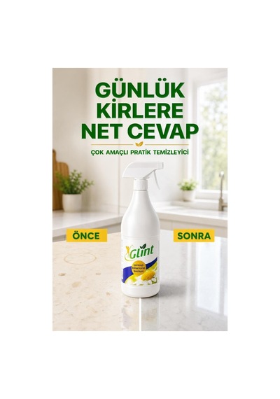 Çok Amaçlı Yüzey Temizleyici 1 Litre Sprey Genel Temizlik Diğer
