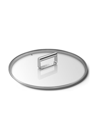 , Ckfl2801, Sertleştirilmiş Camdan Düz Kapak, Çap 28 Cm, Paslanmaz Çelik Sap, Buhar Çıkışı, Ten Cam.