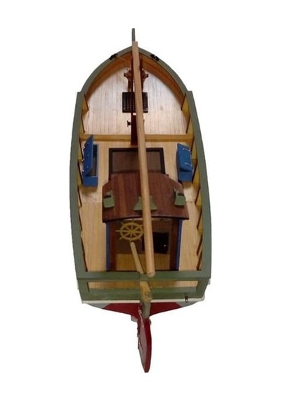Türk Model 1/35 121 Taka Karadeniz Balıkçı Teknesi, 38 Cm. Ahşap Model Kiti-55131