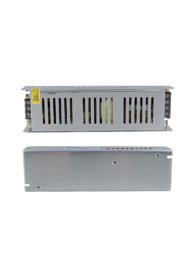 Ledx Aln-m12165s 12 Volt 16.5 Amper 200 Watt Slim Metal Kasa Adaptör 200x60x40mm Diğer