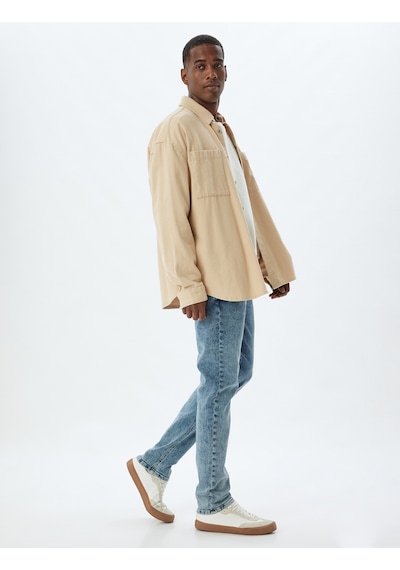 Koton Slim Fit Kot Pantolon - Brad Jean Açık İndigo 5wam40050nd Açık İndigo Koton Slim Fit Kot Pantolon - Brad Jean Açık İndigo 5wam40050nd Açık İndigo