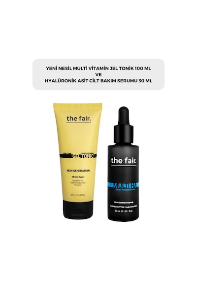 The Fair Hyalüronik Asit Nemlendirici Serum 30 ML + Multi Vitamin Jel Tonik 100 ML