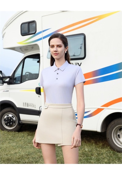 New Performance Premium Polo T-shirt 67.1% Nylon 22.0% Pamuk 10.9% Spandex Mor