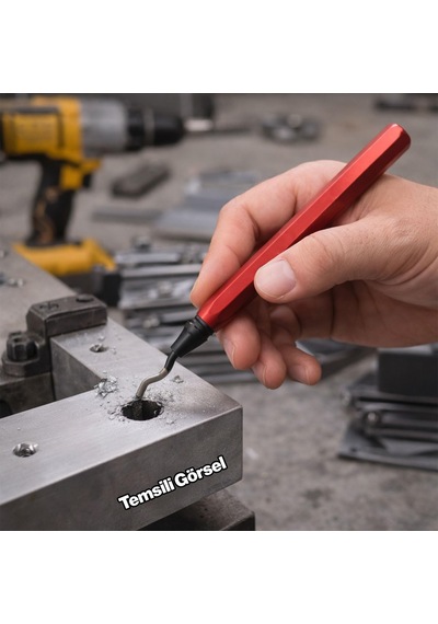 Çapak Alma Raspa 11 Parça Profesyonel Set Metal Yüzey Temizleme Eğe Kazıma Zımpara Seti
