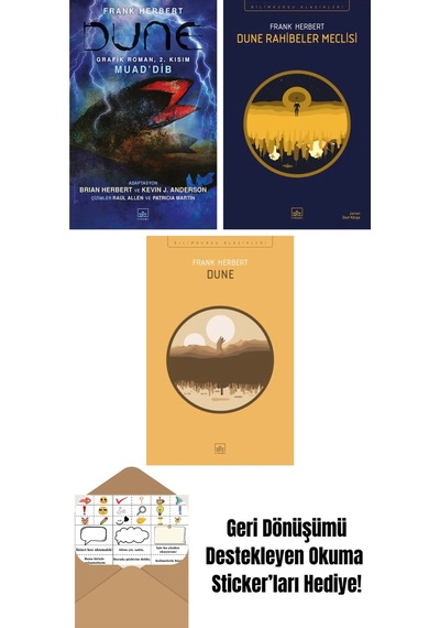 Dune Grafik Roman: 2. Kısım Muad Dib + Dune Rahibeler Meclisi + Dune