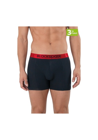 Blackspade Erkek Boxer 3Lü Paket Modern Basics 9471 - Siyah Siyah Siyah Blackspade Erkek Boxer 3Lü Paket Modern Basics 9471 - Siyah Siyah Siyah