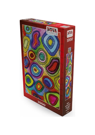 Nova 1000 Parça Renkli Kabarcıklar Puzzle - 41016