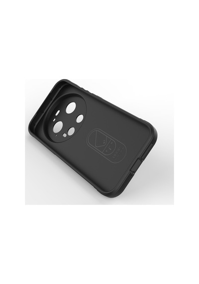 Xiaomi 17 Ultra Kılıf Esnek Tpu Oyuklu Arka Yüzey Tasarımlı Zore Etnik Silikon Kapak Siyah