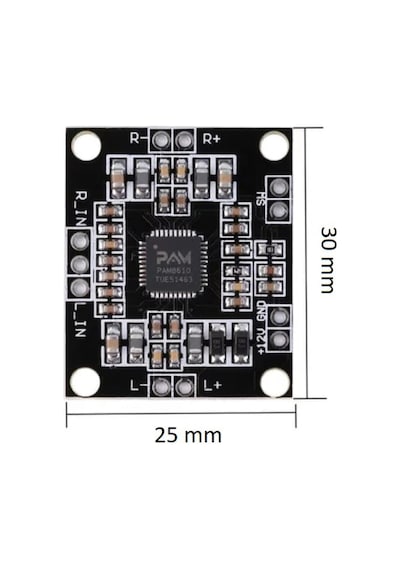 Pam8610 2x15w Stereo Ses Yükseltici Amfi Modülü