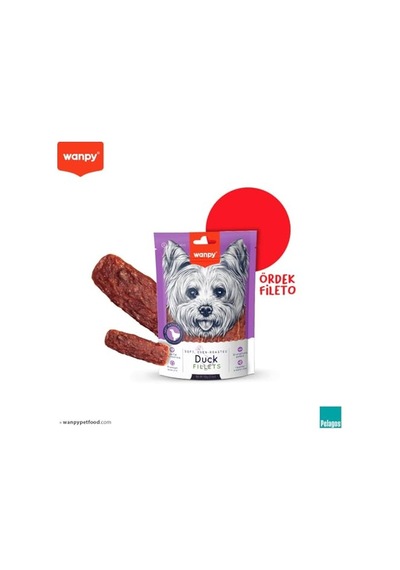 Oven Roasted Gerçek Ördek Fileto 100 G Köpek Ödülü, Küçük Köpekler