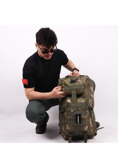 Kordak 65 Lt Jandarma Kamuflaj Outdoor Sırt Çantası Jandarma Çok Renkli
