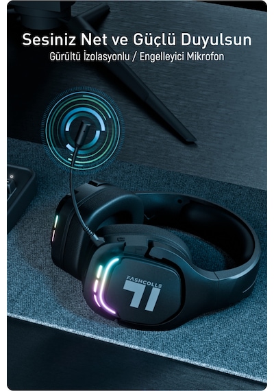 Fashcolle G900 7.1 Virtual Sound Oyuncu Kulaklığı