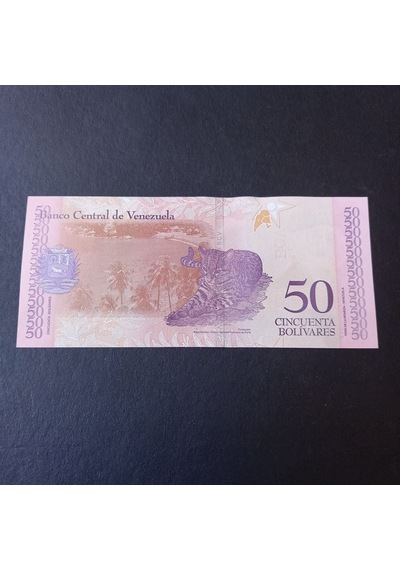 Escoines 3996368f560a5a5174 2018 Venezuela 50 Bolivar Çil