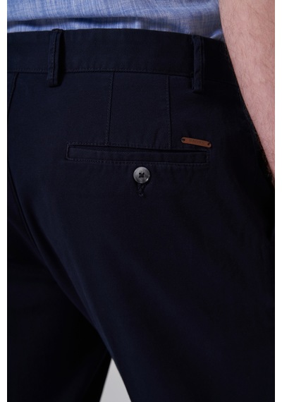 Morven Erkek Lacivert Pamuk Trend Dynamic Fit Chino Pantolon 26ks003006200 Lacivert