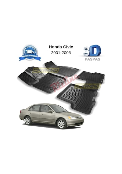 Honda Civic 3d Havuzlu Paspas 2001-2005