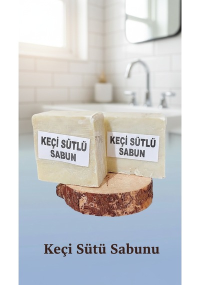 Doğal Keçi Sütü 2 Adet Peeling Cilt Sabunu Doğal
