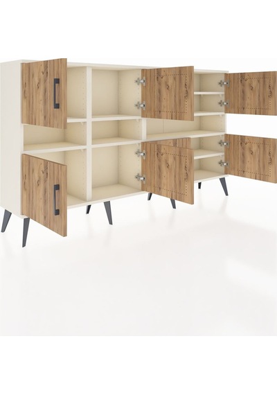 Arges Konsol 8 Raflı 8 Kapaklı 176x30x99 Aytaşı-çam/aytaşı Atlas Çam/aytası - Aytası Arges Konsol 8 Raflı 8 Kapaklı 176x30x99 Aytaşı-çam/aytaşı Atlas Çam/aytası - Aytası
