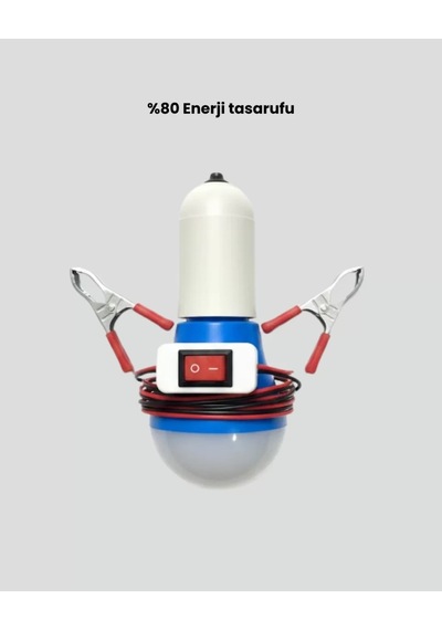 Home Araç Akü Bağlantılı 12v Led Ampul Pratik Işık Çözümü