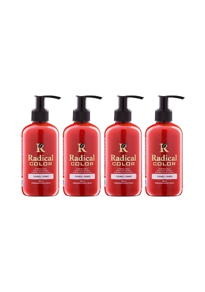 Radical Color New 25/orange Amonyaksız Su Bazlı Saç Boyası 250 Ml 4 Adet Turuncu
