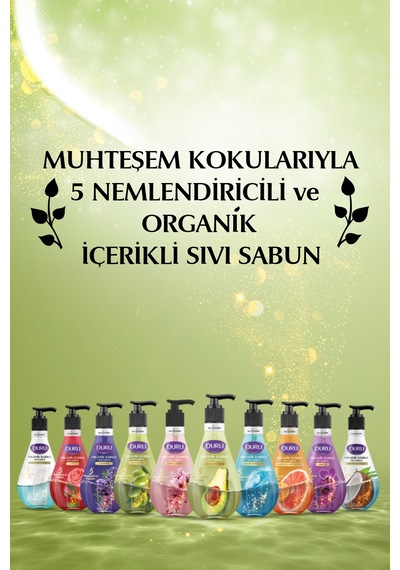 Organik Içerikli Avokado Sıvı Sabun 3x500ml