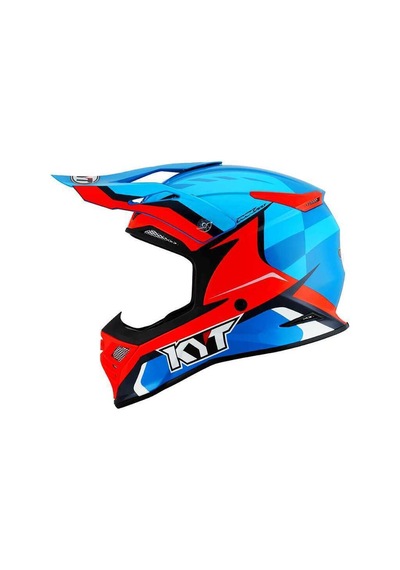 Kyt Skyhawk Kask Glowıng Mavi Turuncu Fluo Çok Renkli
