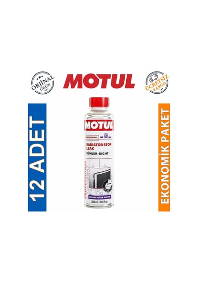 Motul Radiator Stop Leak 300 ML Radyatör Çatlak Tıkayıcı 12 Adet